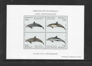 DOLPHINS-MONACO #1813  MNH