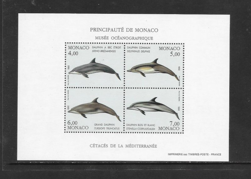 DOLPHINS-MONACO #1813  MNH