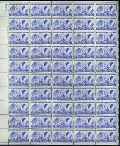 Lafayette Issue Sheet of Fifty 3 Cent Postage Stamps Scott 1010