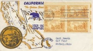 997 3c CALIFORNIA STATEHOOD - 1st Forty-Niners