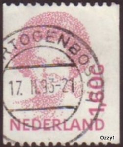 Netherlands 1991 Sc#779, SG#1602 1.60G Magenta Queen Beatrix USED-F-NH.