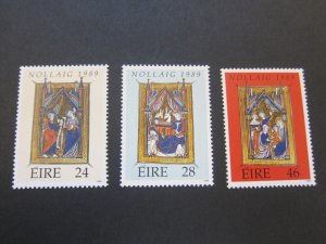 Ireland 1989 Sc 760-62 set MNH