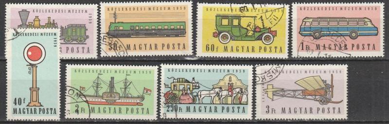 Hungary #1224-30, C201  F-VF Used CV $3.05 (D2373)