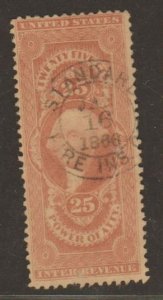 U.S. Scott #R48c Revenue Stamp - Used Set of 2 - IND