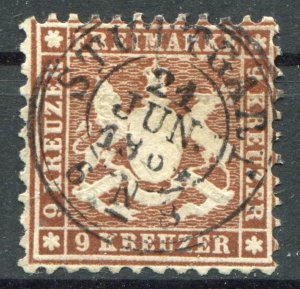 Germany Wuertemberg Sc.# 27a  used