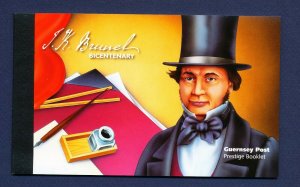 Alderney 2006  - Isambard Kingdom Brunel Engineer- MNH Prestige Booklet  # 904d