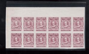 Newfoundland #92AB Extra Fine Never Hinged Imperf Corner Block Of Twelve