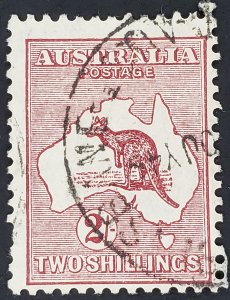 Australia, Scott #125, F used, short perf