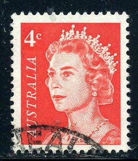 Australia - Scott #397 - 4c - Queen Elizabeth II - Used