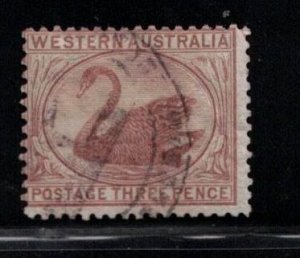 WESTERN AUSTRALIA Scott # 40a Used - Swan