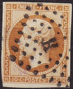 FRANKREICH FRANCE [1853] MiNr 0012 II ( O/used ) [20]