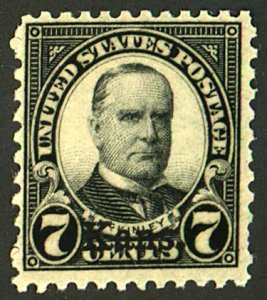 U.S. #665 MINT OG NH