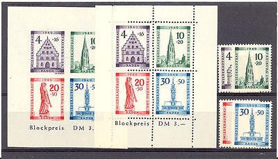 Germany #5NB5-8, 5NB8a Mint VF NH