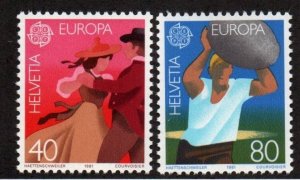 Switzerland # 699 - 700 MNH VF 