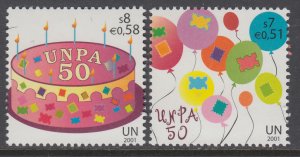 UN Vienna 294-295 MNH VF