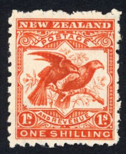 New Zealand 1902-07 SG.315c 1s orange-brown wmk SG.W43 P11 VFM c 80 pounds