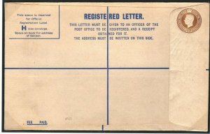 GB KGVI Emerson Make 1943 WW2 Provisional Registered Stationery RP57 Unused E122