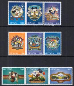 Guyana 3090-3092 Disney's MNH VF