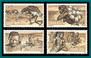 SWA Namibia 1978 Bushmen, MNH  #415-418,SG315-SG318