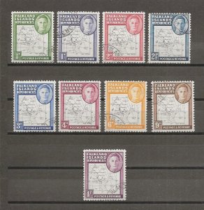 FALKLAND ISLAND DEPENDENCIES 1946/9 SG G/16 USED Cat £110