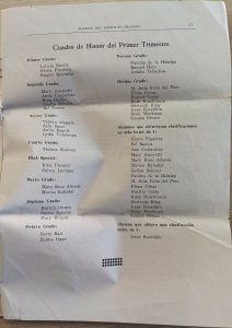 Uruguay 1932 Crandon Methodist School bulletin rare printed matter rate 1 1/2 c