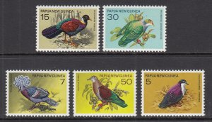 Papua New Guinea 465-469 Birds MNH VF