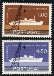 Portugal Sc #838-839 Mint Hinged