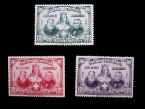 US - CENTENARY PHILATELIC EXPO POSTER STAMPS - NEW YORK - PARTIAL SET - ca 1947