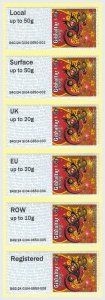 Gibraltar - Postfris/MNH - Complete set Year of the Dragon 2024