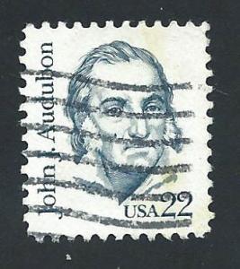  SC# 1863 - 22c - John J. Audubon, Used Single