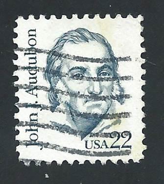  SC# 1863 - 22c - John J. Audubon, Used Single