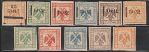 ALBANIA Unlisted In Scott  MH - Some Overprints