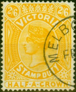 Victoria 1900 2s6d Yellow SG370 V.F.U C.T.O