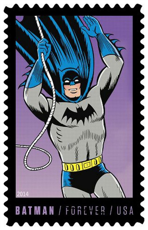 Batman DC Comics Sheet of 20 Forever Stamps Scott 4928-35 