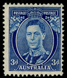 AUSTRALIA SG168ca, 3d bright blue, LH MINT. Cat £60. DIE II