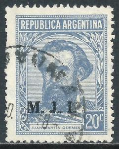 Argentina, Sc #OD234A, 20c Used