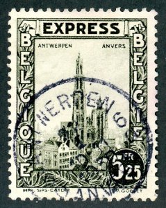 Belgium, Scott #E4, Used