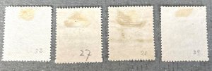 Niue 35-8 / 1920 Captain Cook, Coco Palm, Avarua Waterfront Stamps, Unused