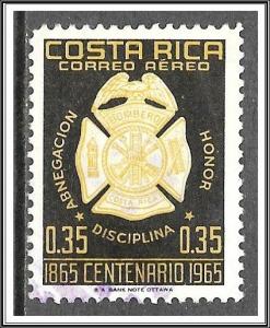 Costa Rica #C424 Airmail Fire Brigade Used