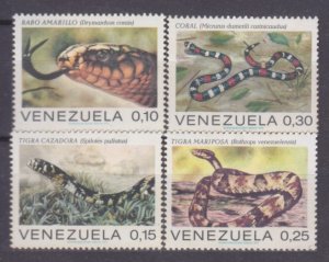 1972 Venezuela 1908-1911 Reptiles / Snakes 3,10 €