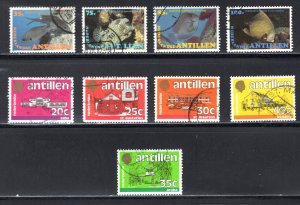 Netherlands Antilles #485-488, 499-501, 503, 505  VF, Used, CV $5.00 ... 4210344