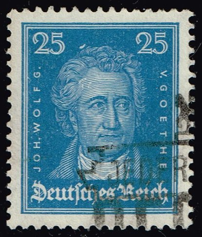 Germany #358 Johann Wolfgang von Goethe; Used (4Stars)