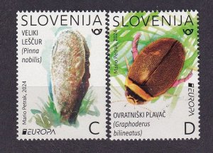 2024 Slovenia 1629-1630 Europa Cept, Insects 8,40 €