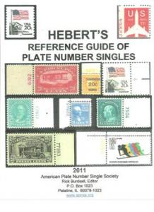 2011 Hebert's Catalog of Plate Number Singles - PNS