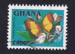 Ghana   #1835   used   1995   butterflies  400ce