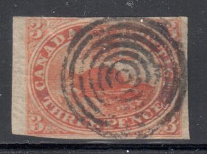 Canada Used #4 -- Beaver Imperforated