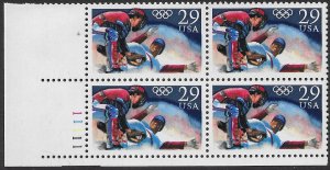 US #2619 MNH Plate Block.  Olympic Baseball.  Nice.