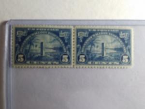 SCOTT # 616 MINT NEVER HINGED TWIN WINNER !~~!VERY NICE !!! SCV $ 100