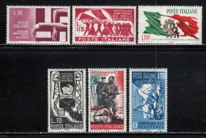 Italy # 903-08 ~ Cplt Set of 6 ~ M, LHM