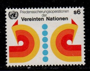 UN Vienna Sc 11 1980 Peace Keeping Operations stamp mint NH